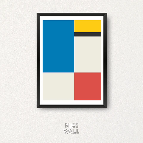 Cuadro Piet M Style uno
