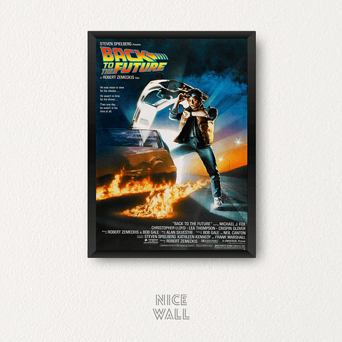 Cuadro Volver al Futuro 1 Poster