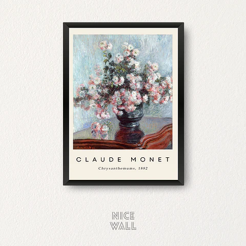 Cuadro Claude Monet Chrysanthemums