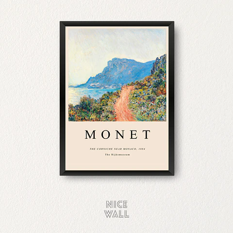 Cuadro Claude Monet The Corniche Near Monaco