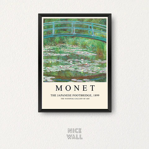 Cuadro Claude Monet The Japanese Footbridge