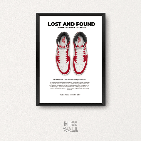 Cuadro Lost and Found Nike