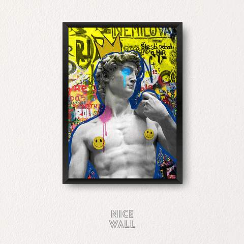 Cuadro David Grafiti