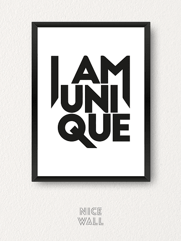 Cuadro I Am Unique