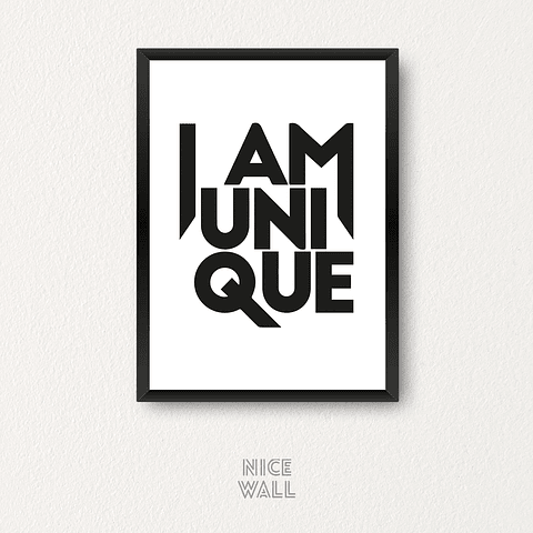 Cuadro I Am Unique