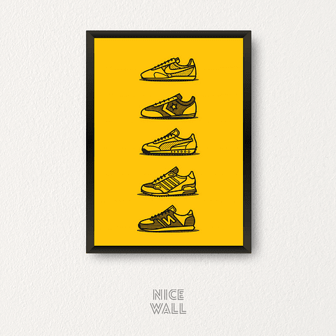 Cuadro Retro Running