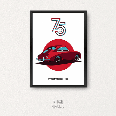 Cuadro Porsche 75 Años