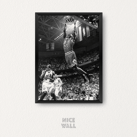 Cuadro Michael Jordan Salto Tres