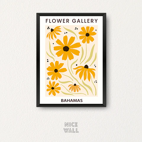 Cuadro Flower Gallery Bahamas