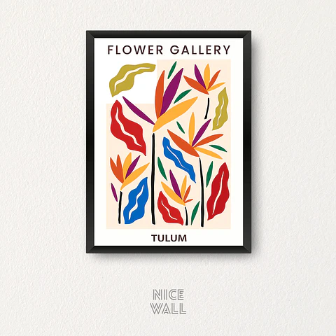 Cuadro Flower Gallery Tulum