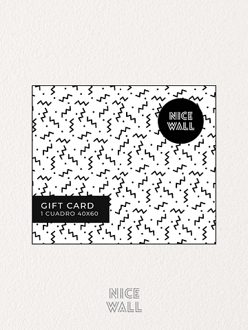 Gift Card cuadro 40 x 60