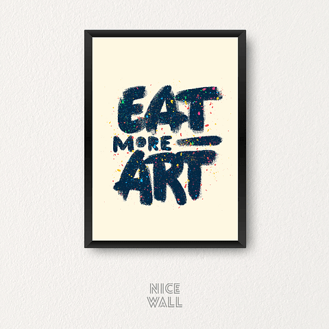 Cuadro Eat More Art