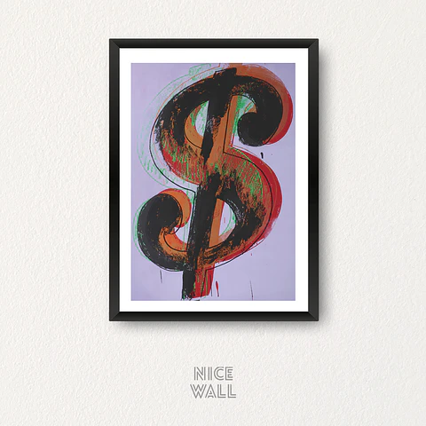 Cuadro Signo Dólar x Warhol