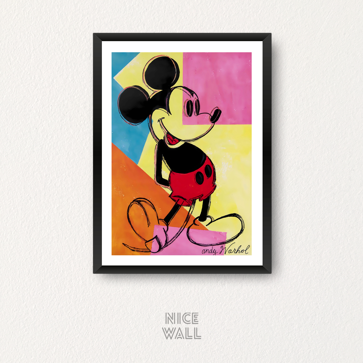 Cuadro Mickey x Warhol