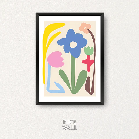 Cuadro Flores Simples