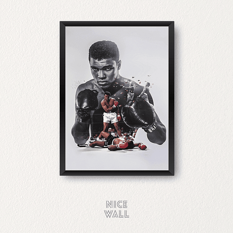 Cuadro Muhammad Ali Collage