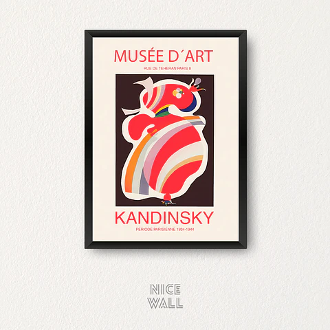 Cuadro Kandinsky La Forme Rouge