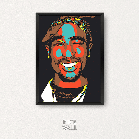 Cuadro 2Pac Stencil