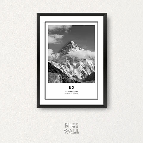 Cuadro K2 Blanco & Negro