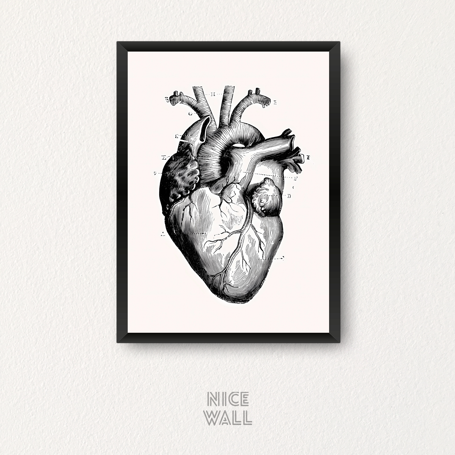 Cuadro Corazón Vintage