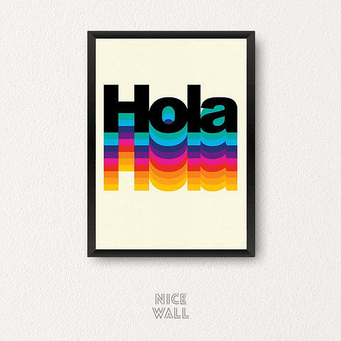 Cuadro Hola