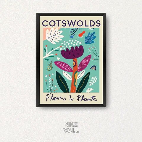 Cuadro Flower Market Cotswolds