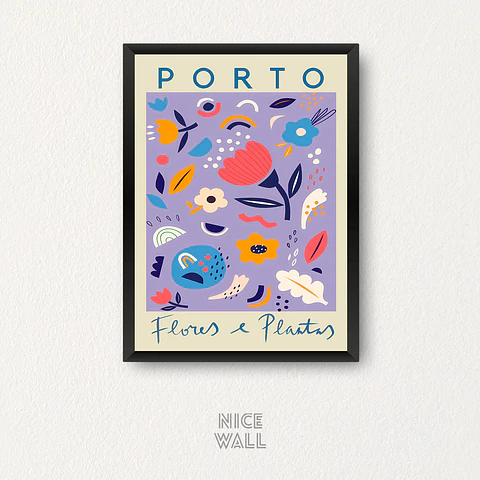 Cuadro Flower Market Porto