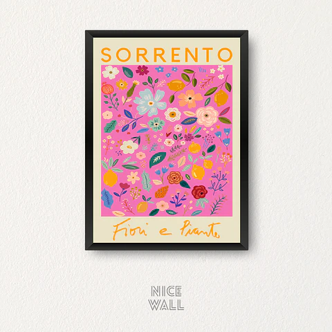 Cuadro Flower Market Sorrento