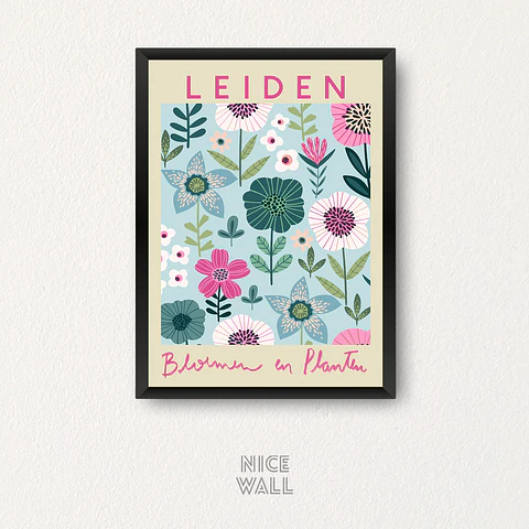 Cuadro Flower Market Leiden