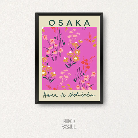Cuadro Flower Market Osaka