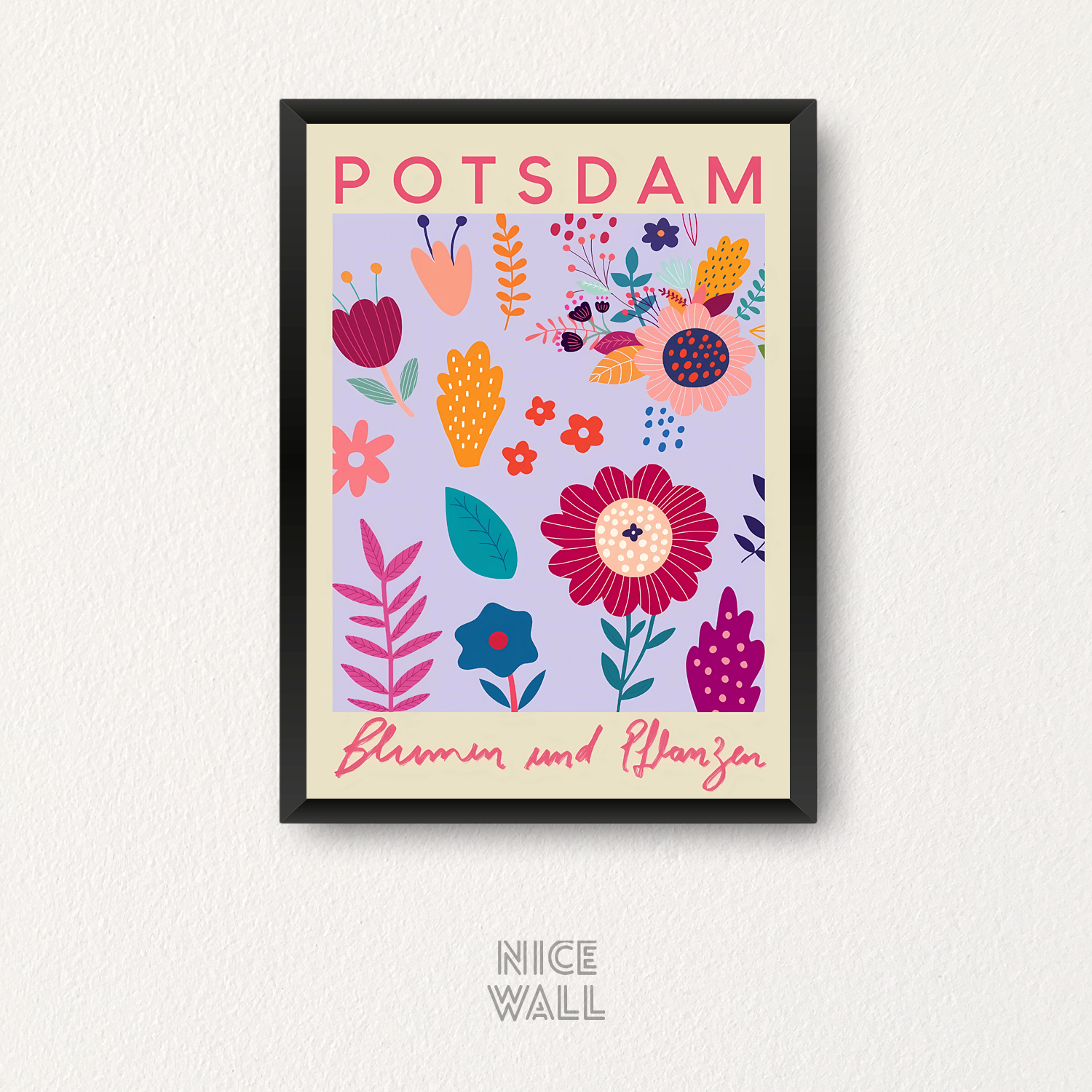 Cuadro Flower Market Postdam