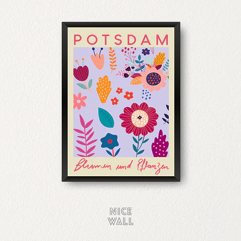 Cuadro Flower Market Postdam