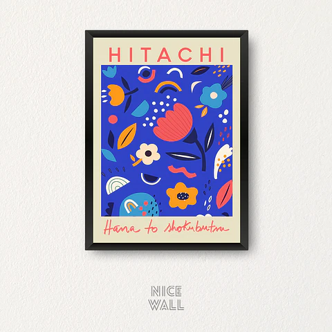 Cuadro Flower Market Hitachi