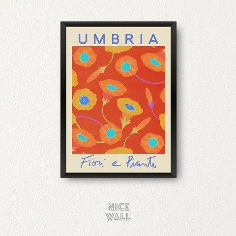 Cuadro Flower Market Umbria