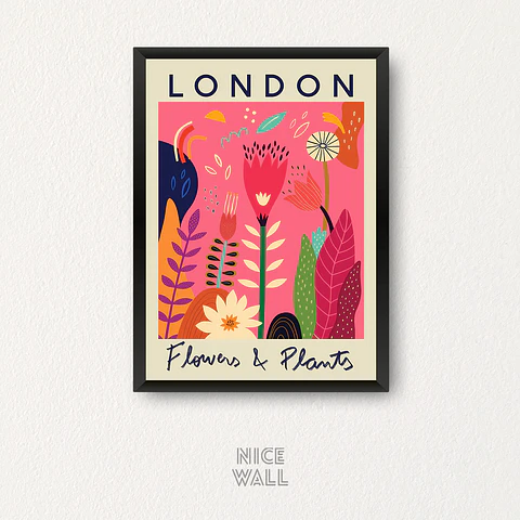 Cuadro Flower Market London