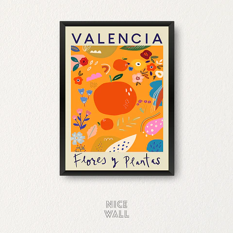 Cuadro Flower Market Valencia