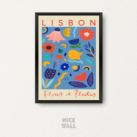 Cuadro Flower Market Lisbon