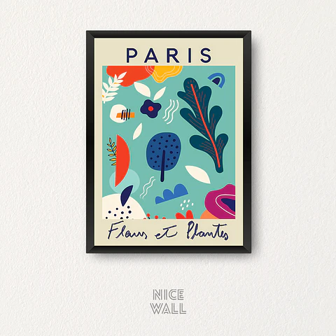 Cuadro Flower Market Paris