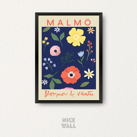 Cuadro Flower Market Malmo