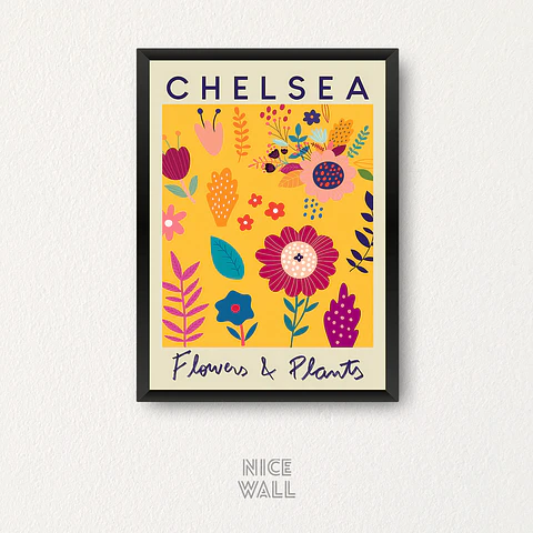 Cuadro Flower Market Chelsea