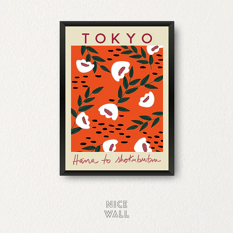 Cuadro Flower Market Tokyo