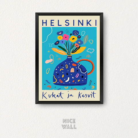 Cuadro Flower Market Helsinki