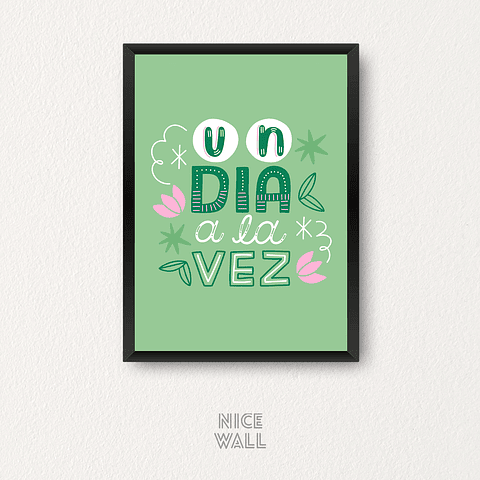 Cuadro Un Día A La Vez