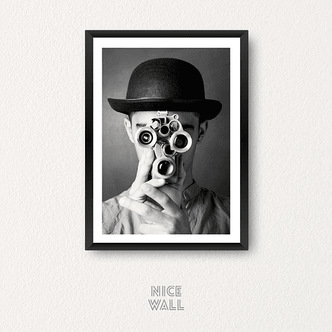 Cuadro Hombre Cámara