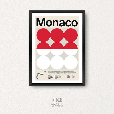 Cuadro Pista Monaco