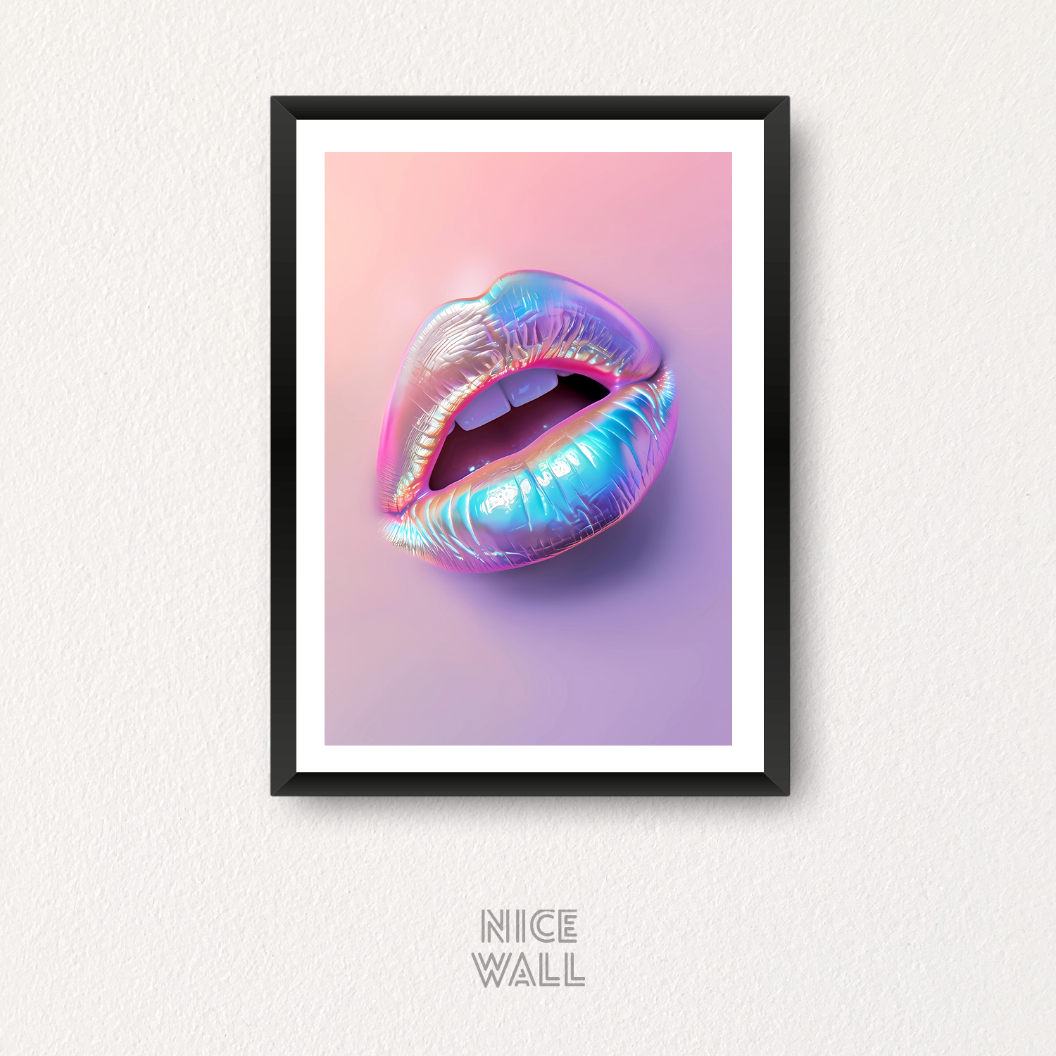 Cuadro Labios Cyber