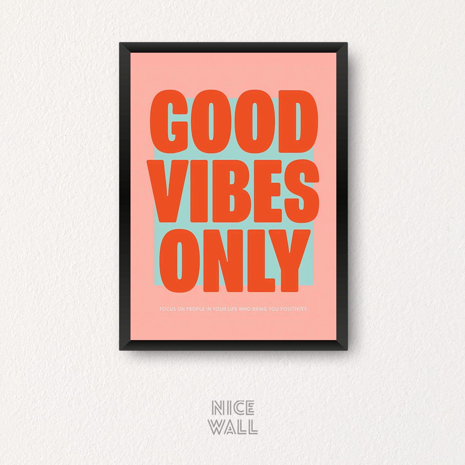 Cuadro Good Vibes Only