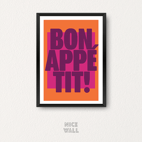 Cuadro Bon Appé Tit!
