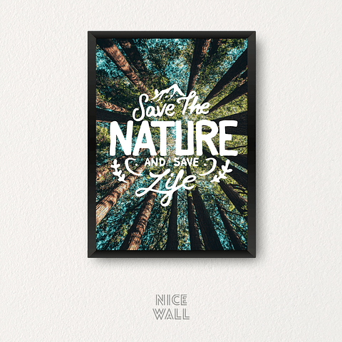 Cuadro Save The Life And Save Life