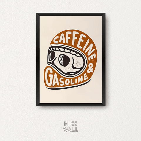 Cuadro Caffeine & Gasoline